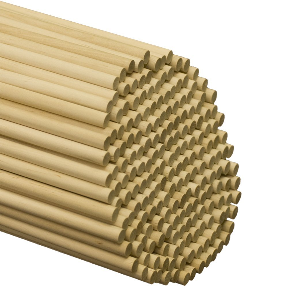 1/2 x 36 Birch Hard Wood Dowels